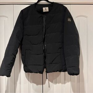 Harissn men’s black down puffer jacket   XL‎